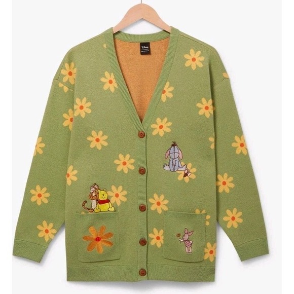 Her Universe Sweaters - Her Universe Disney Winnie The Pooh &‎ Friends Daisy Florals Womens XL Cardigan